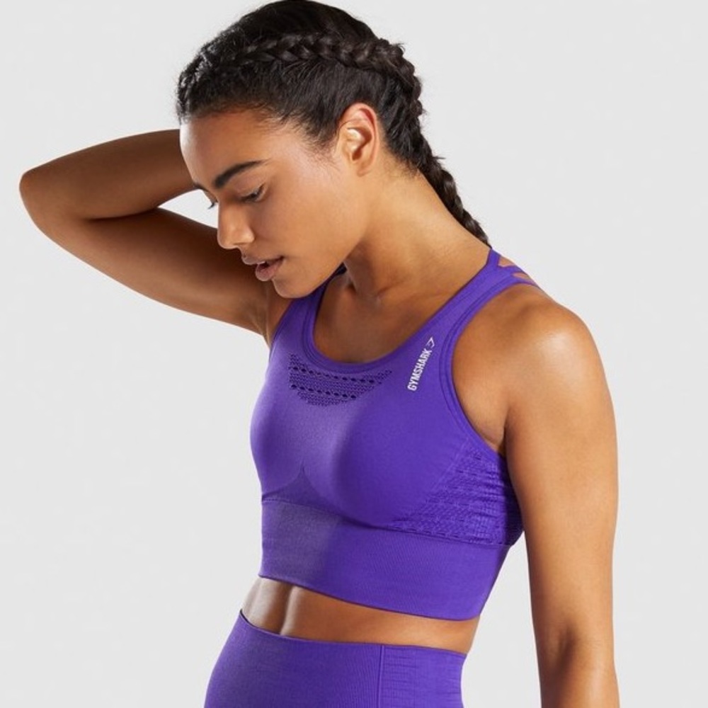 INDIGO ENERGY SEAMLESS SPORTS BRA- SMALL!
